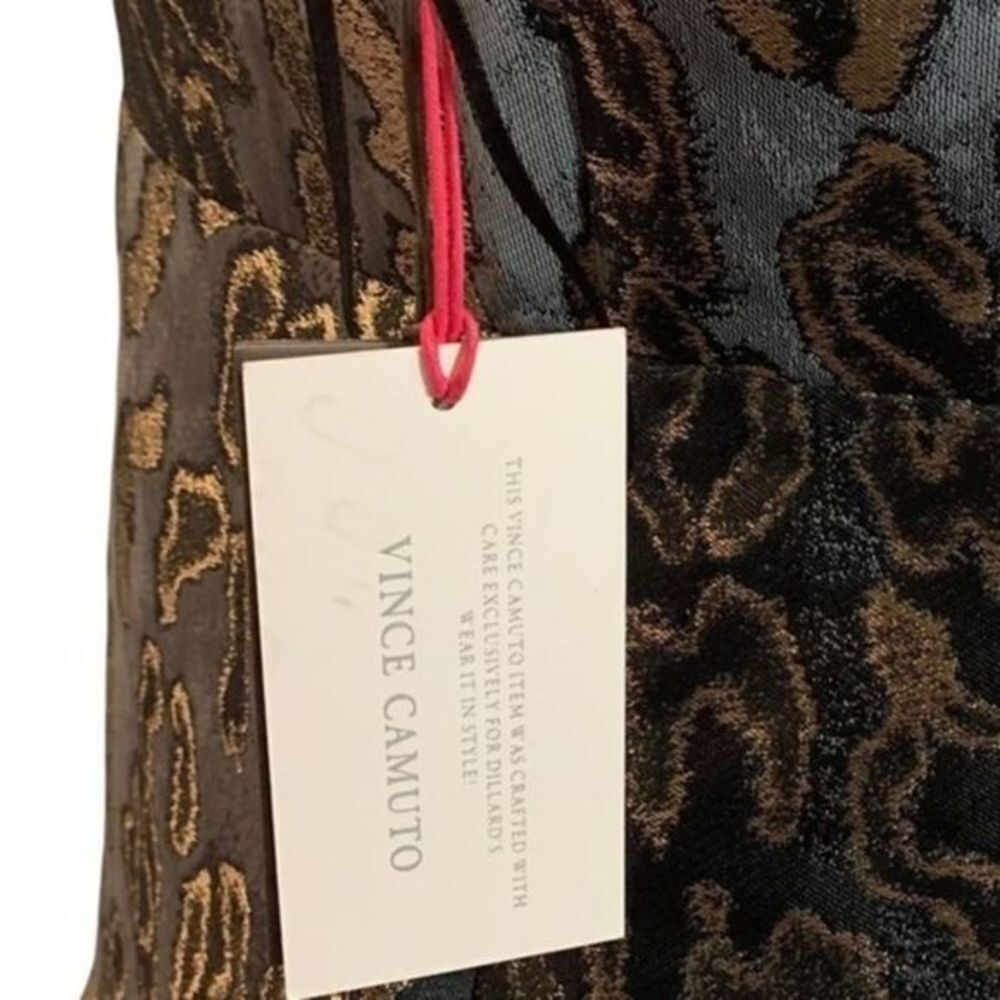 VINCE CAMUTO | Leopard Print Asymmetrical Ruffle - Picture 11 of 11